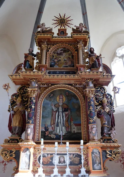 Altar Mayor Capilla San Wolfgang Vukovoj Croacia — Foto de Stock