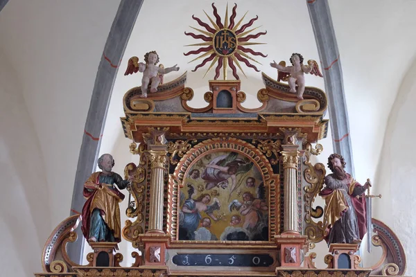 Altar Mor Capela Wolfgang Vukovoj Croácia — Fotografia de Stock