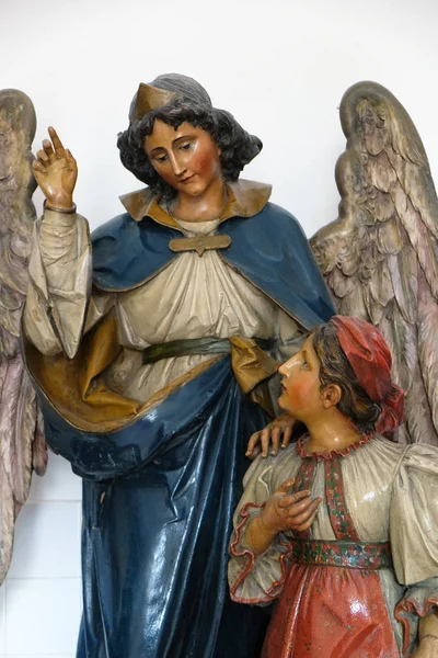 Anioł Stróż Klasztorze Sióstr Miłosierdzia Saint Vincent Paul Zagrzebiu — Zdjęcie stockowe