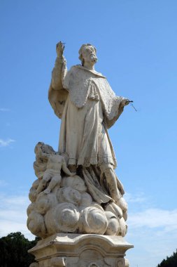 Barok heykel St John Nepomuk Varaždin, Hırvatistan