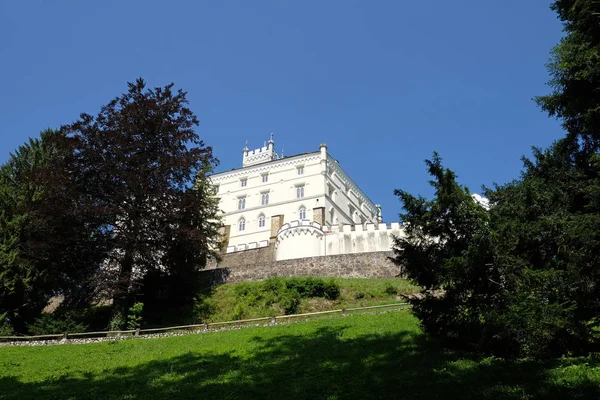 Trakošćan Castle Chorwacji Zbudowane Około 1334 Jako System Fortyfikacji Północno — Zdjęcie stockowe