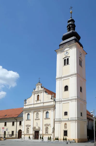 Plébánia Templom Szent Miklós Cakovec Horvátország — Stock Fotó
