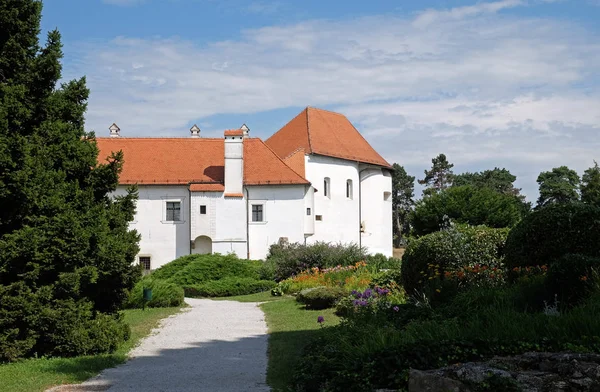 Castelo Varazdin Cidade Velha Originalmente Construído Século Xiii Varazdin Croácia — Fotografia de Stock