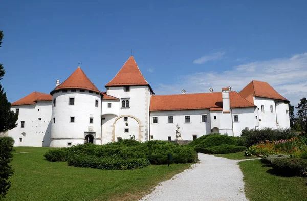 Castelo Varazdin Cidade Velha Originalmente Construído Século Xiii Varazdin Croácia — Fotografia de Stock
