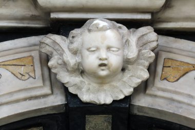 Melek, Meryem Varsayım adanmış Zagreb Katedrali, son akşam yemeği altar 