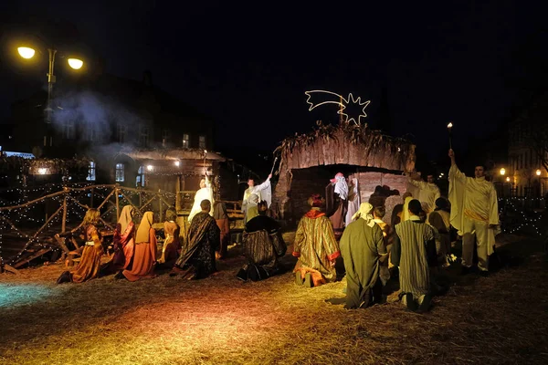 Dini Ruhu Içinde Zagreb Advent Özellikle Nerede Topluluk Cenacolo Canlı — Stok fotoğraf