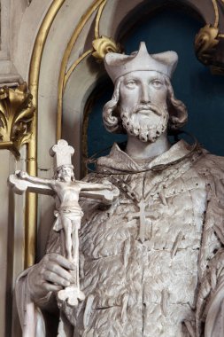 Nepomuk Saint John, sunak Mary varsayım adanmış Zagreb Katedrali St Joseph 