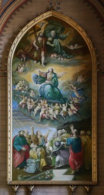 Mihrabını Zagreb Katedrali Mary varsayım adanmış Kutsal Bakire Meryem Varsayım