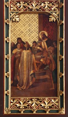 St. Ladislaus Zagreb, mihrabını Zagreb Katedrali Mary varsayım adanmış ilk piskoposu gönderir 