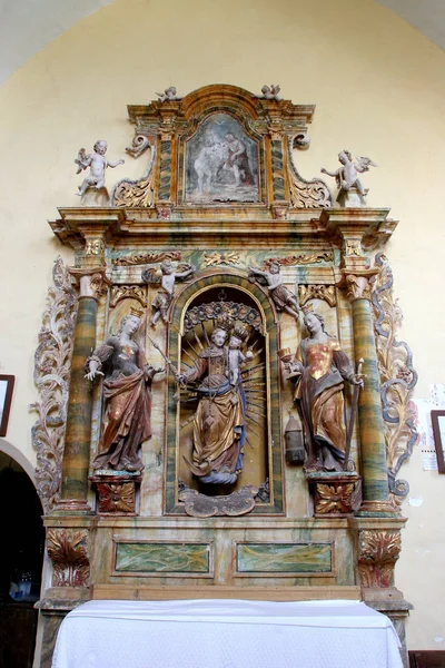 Nossa Senhora Altar Capela Wolfgang Vukovoj Croácia — Fotografia de Stock