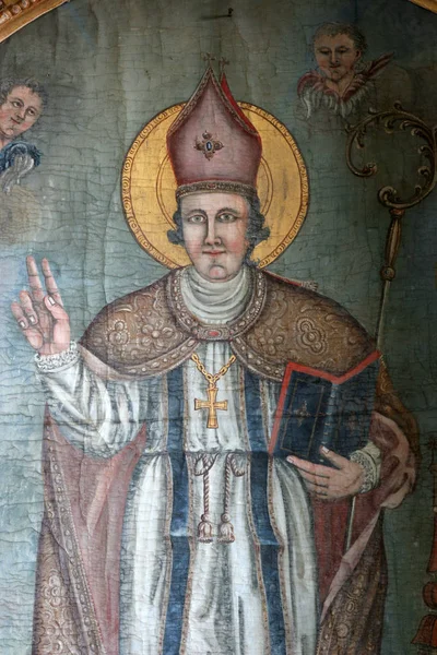Saint Wolfgang Altaarstuk Kapel Van Wolfgang Vukovoj Kroatië — Stockfoto