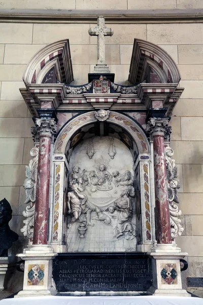 Altaret Nattvarden Zagrebs Katedral Tillägnad Antagandet Maria — Stockfoto
