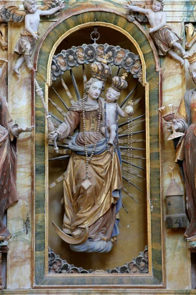 Altar Nuestra Señora Capilla San Wolfgang Vukovoj Croacia —  Fotos de Stock