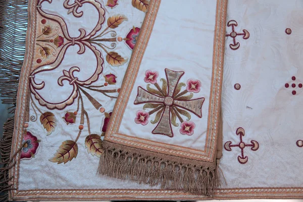 Detail Church Vestments — Stock Photo, Image