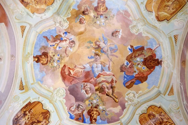 Fresko Des Heiligen Georges Der Kapelle Des Heiligen Georges Purga — Stockfoto