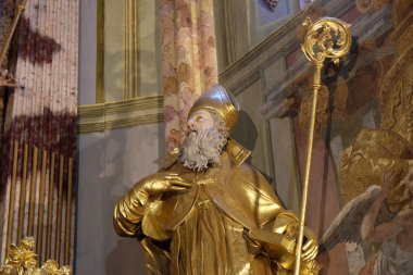 Hippo Saint Augustine heykel Lepoglava, Hırvatistan Immaculate Conception Kilisesi