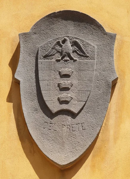 Escudo Familia Del Prete Lucca Toscana Italia — Foto de Stock