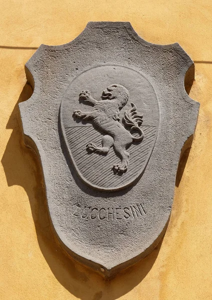 Wappen Der Familie Lucchesini Lucca Toskana Italien — Stockfoto