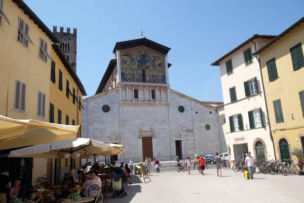 Basilica San Frediano Lucca Tuscany Italy — Stock Photo, Image