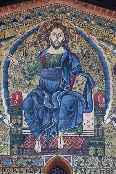 Felemelkedés Krisztus Megváltó Román Kori Bazilika San Frediano Lucca Toszkána — Stock Fotó