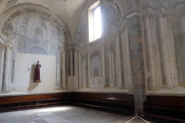 Sculpture Virgin Basilica Saint Frediano Lucca Tuscany Italy — Stock Photo, Image