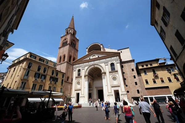 Basilica Sant Andrea Mantova Italia Giugno 2017 — Foto Stock