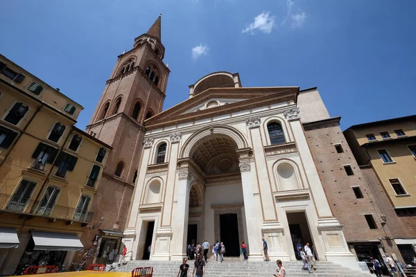 Basilica Saint Andrew Mantua Italy June 2017 — Stock Photo, Image