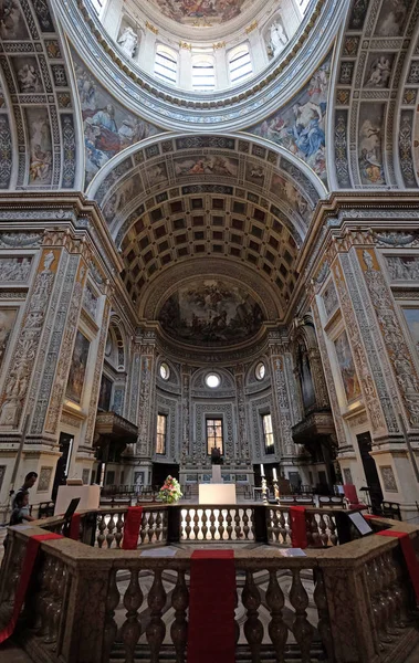 Inre Basilikan Saint Andrew Mantua Italien — Stockfoto