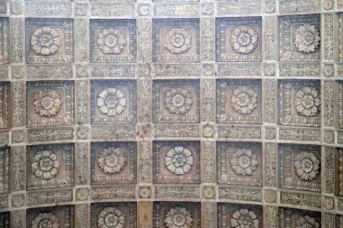 Desenli tavan Basilica of Saint Andrew Mantua, İtalya 