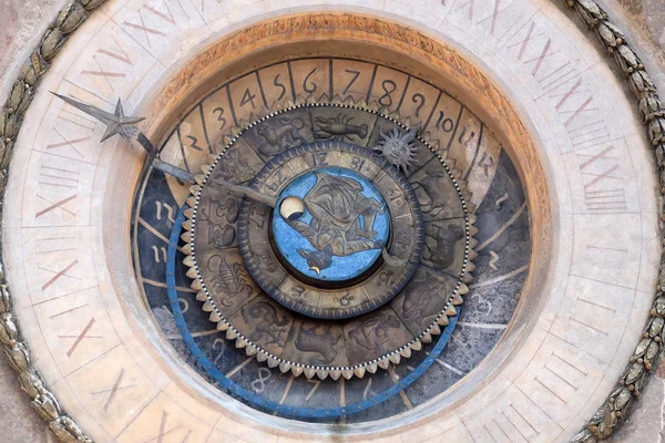 Clock Tower Palace Reason Palazzo Della Ragione Torre Dell Orologio — Stock Photo, Image