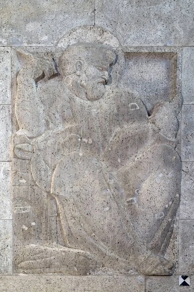 São Marcos Evangelista Alívio Por Ivan Mestrovic Igreja São Marcos — Fotografia de Stock