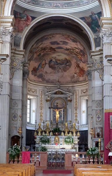 Interior Catedral Mantua Dedicada San Pedro Mantua Italia — Foto de Stock