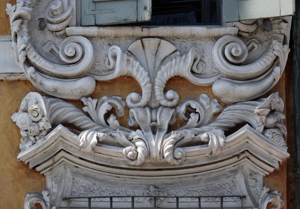 Красивый Фасад Дома Мантуе Италия — стоковое фото