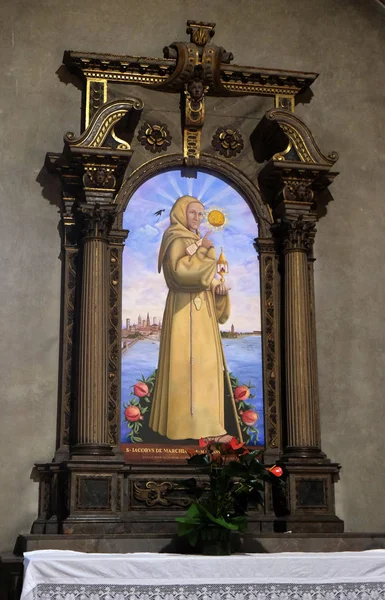 Saint James Marches Altar Saint Francis Church Mantua Italy — Stock Photo, Image