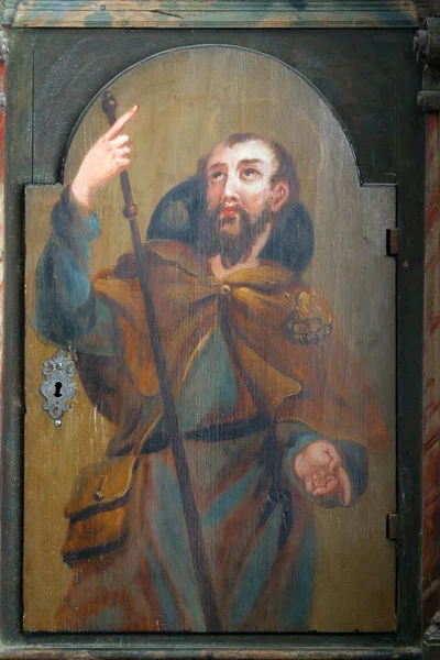 Saint James Minder Foto Een Kast Sacristie Van Kerk Van — Stockfoto