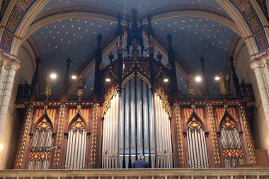 Zagreb, Hırvatistan Zagreb Katedrali boru organ