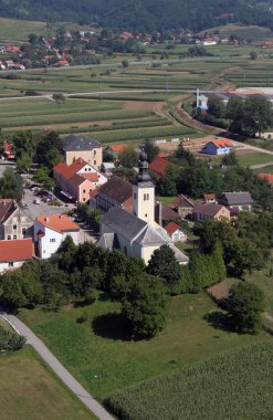 Parish Kilisesi Kutsal Haç Zacretje, Hırvatistan 