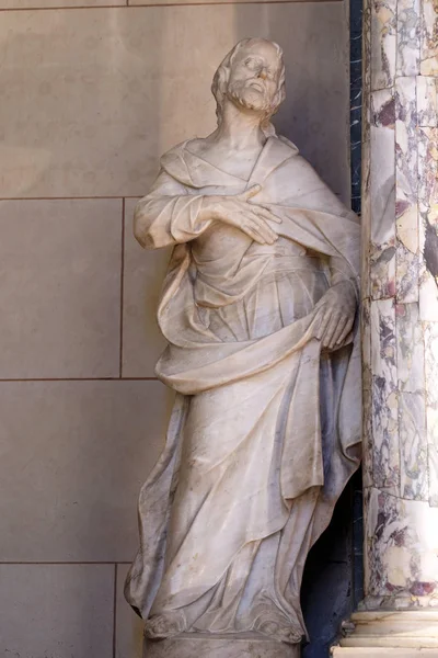 San José Estatua Altar Nuestra Señora Catedral Zagreb Dedicada Asunción — Foto de Stock