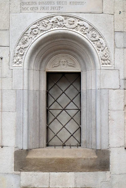 Detail Der Kathedrale Von Modena Die Der Aufnahme Der Jungfrau — Stockfoto