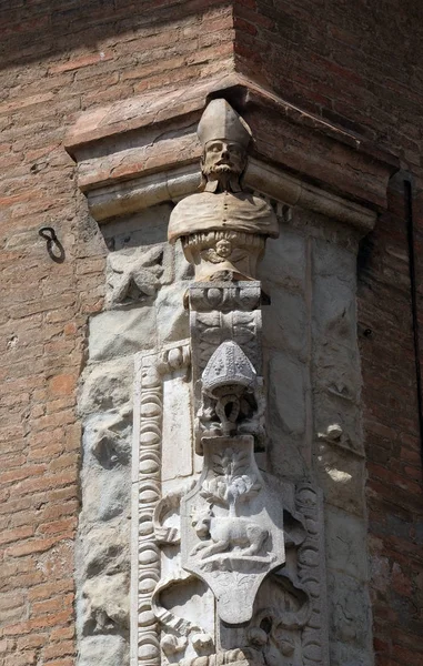 Statue Sur Palazzo Comunale Modena Italie — Photo