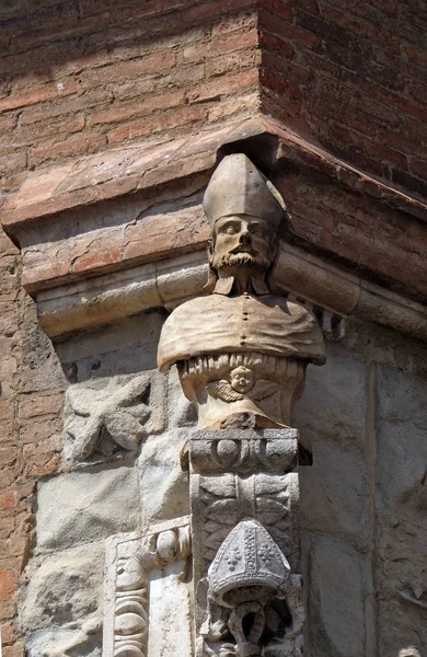 Statue Sur Palazzo Comunale Modena Italie — Photo