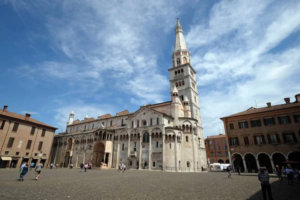 Duomo Modena Dedicato All Assunzione Della Vergine Maria San Geminiano — Foto Stock