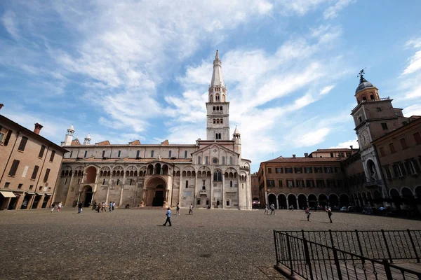 Duomo Modena Dedicato All Assunzione Della Vergine Maria San Geminiano — Foto Stock