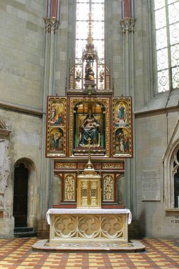 Meryem Meryem Varsayım adanmış Zagreb Katedrali altar 