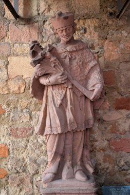 Nepomuk Saint John, Meryem Kilisesi Aschaffenburg, Almanya 