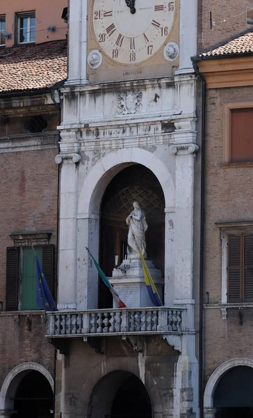 Municipio Modena Piazza Grande Patrimonio Mondiale Dell Unesco Modena Italia — Foto Stock