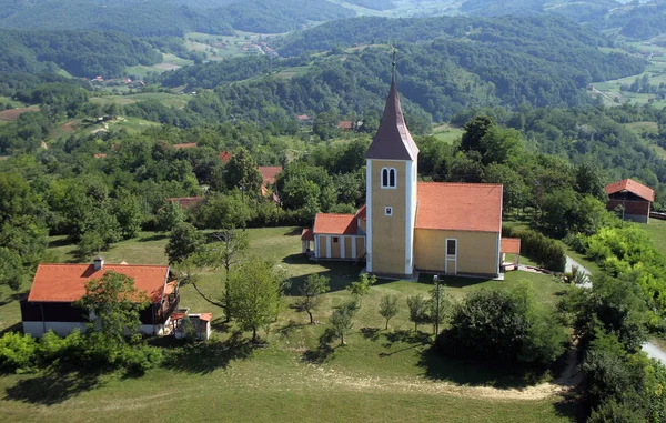 Kapellet Saint Vitus Komor Zacretski Kroatien — Stockfoto