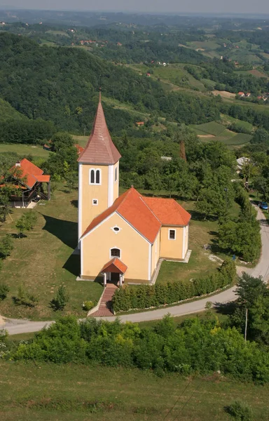 Capela São Vito Komor Zacretski Croácia — Fotografia de Stock