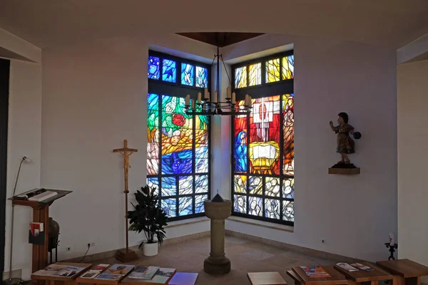 Kilise Aziz Bartholomew Leutershausen Almanya — Stok fotoğraf