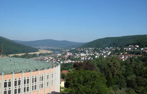 Gemunden Main Una Ciudad Distrito Main Spessart Regierungsbezirk Baja Franconia — Foto de Stock